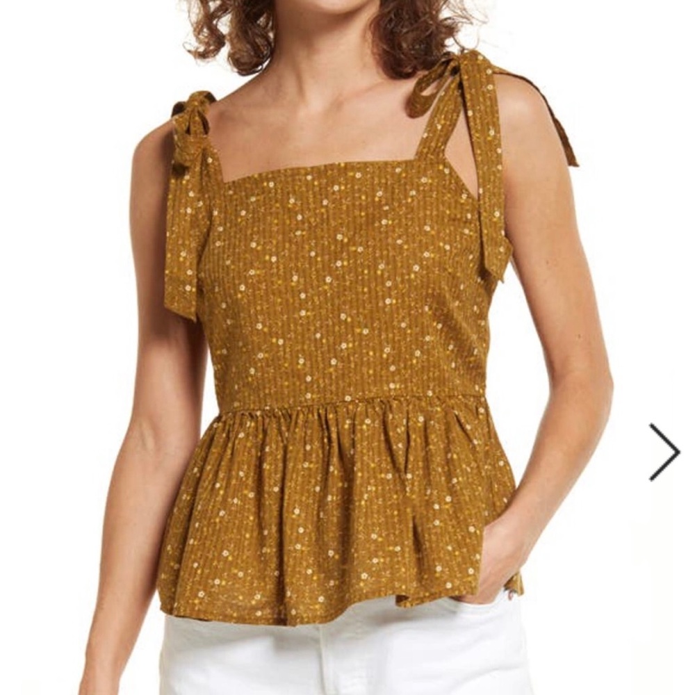 Madewell Rosalie tie strap top
